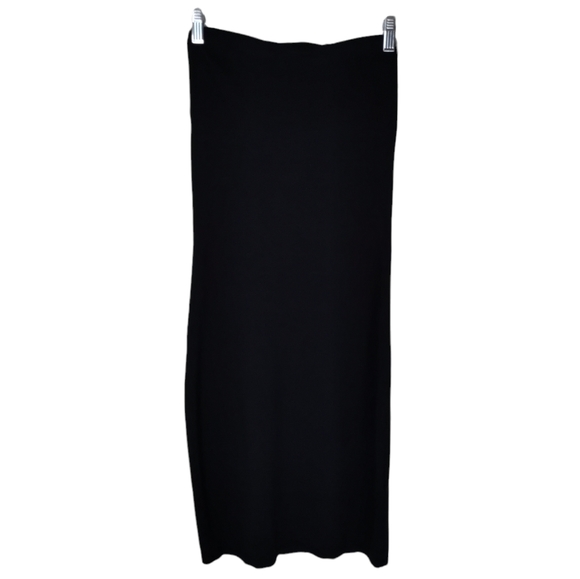 Wilfred Free Black Dress Tube Dress Bodycon Size Small Strapless Midi Dress - Picture 2 of 10